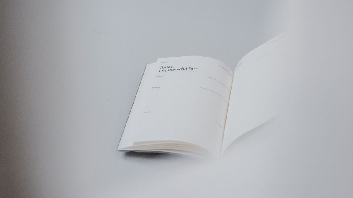 Open planner on a desk for reviewing and adjusting a career plan